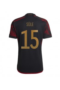 Fotbalové Dres Německo Niklas Sule #15 Venkovní Oblečení MS 2022 Krátký Rukáv